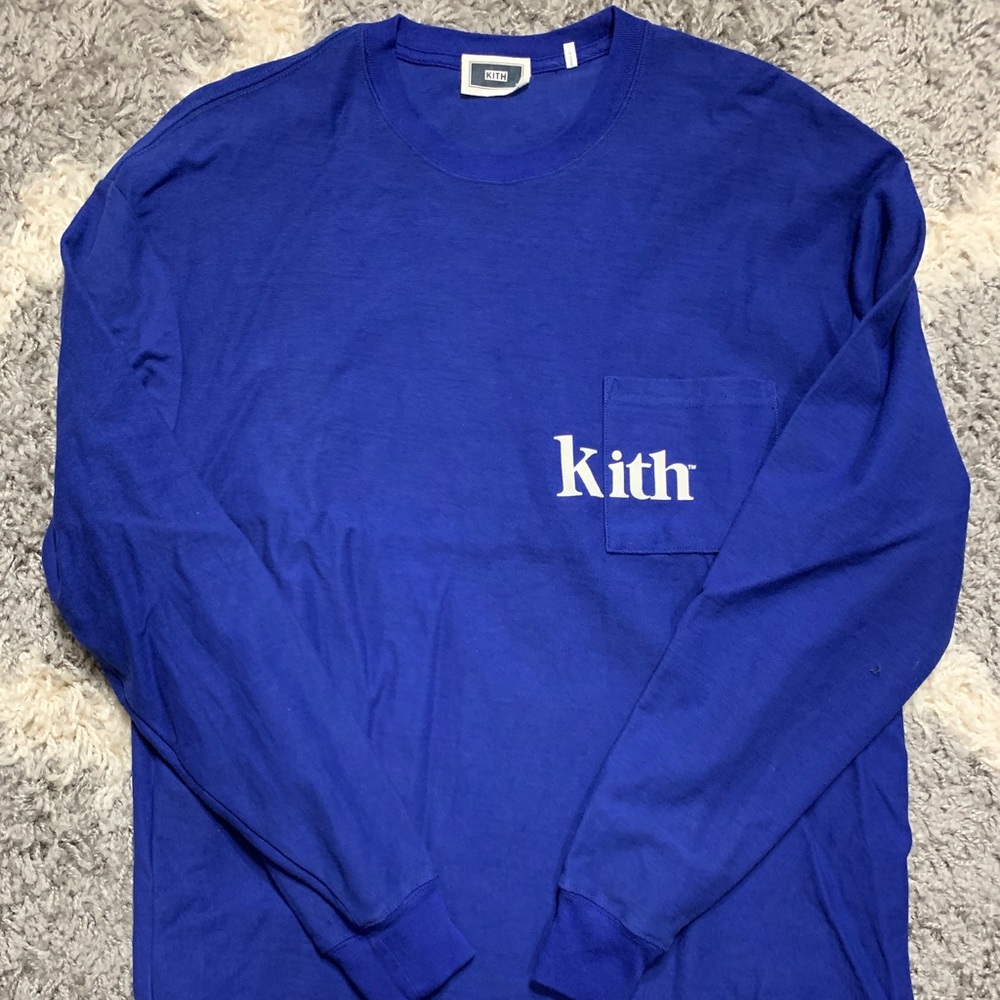 Kith Quinn Longsleeve Small Blue Preowned